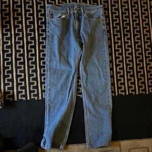 Vintage 505 Levi's Blue Straight Leg Jeans 34x36